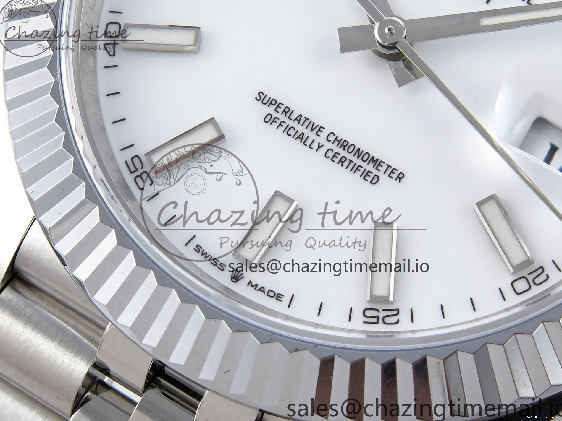 AAA Replica Watches TimelessDesign Edition on White 936 Steel 1:1 Jubilee 41 QF+ Bracelet 904L SS 126334 Dial VR Best DateJust Stick 0112